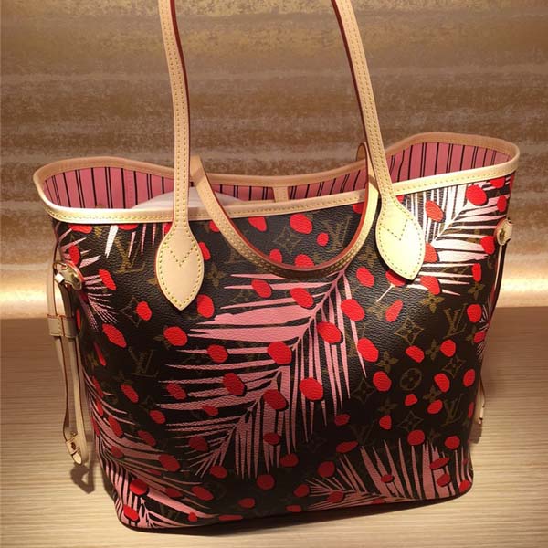 ルイヴィトン モノグラム スーパーコピージャングルドット プリント入り ネヴァーフルMM M41979